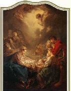 Francois Boucher Adoration of the Shepherds painting